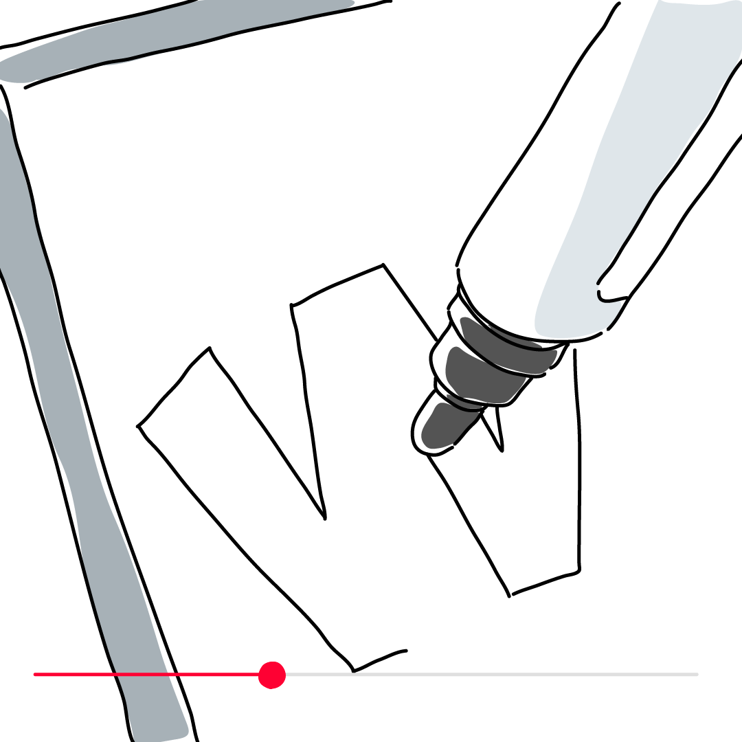 絵や文字が描き足されていく様子